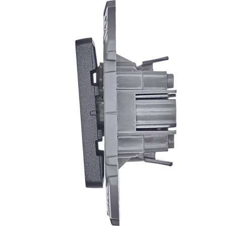 Inspiria Антрацит Выключатель 1-клавишный С/У без рамки  673603  Legrand