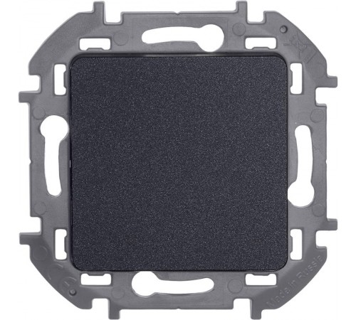 Inspiria Антрацит Выключатель 1-клавишный С/У без рамки  673603  Legrand