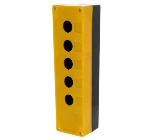 Корпус КП105 пластиковый 5 кнопок желтый EKF PROxima  cpb-105-o  EKF