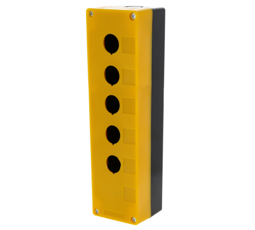 Корпус КП105 пластиковый 5 кнопок желтый EKF PROxima  cpb-105-o  EKF