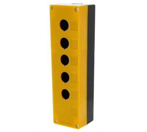 Корпус КП105 пластиковый 5 кнопок желтый EKF PROxima  cpb-105-o  EKF