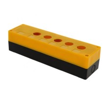 Корпус КП105 пластиковый 5 кнопок желтый EKF PROxima  cpb-105-o  EKF