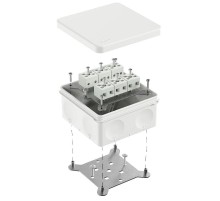 Коробка огнестойкая для о/п двухкомпонентная 60-0300-FR6.0-12 Е15-Е120 RAL9003 100х100х50 (14 шт/уп)  60-0300-9003-FR6.0-12  Промрукав