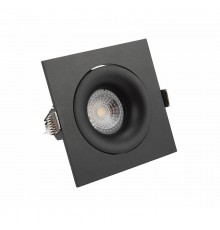 Светильник светодиодный встраиваемый DK2121-BK , IP20, 50Вт, GU10, черный, алюминий  DK2121-BK  DENKIRS