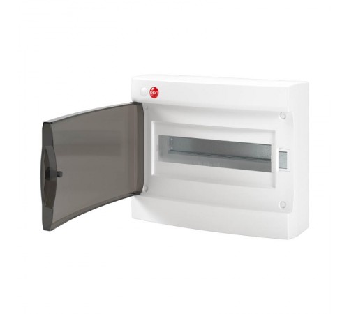 Щиток настенный с дверцей 12 мод.,IP41, белый, с клеммным блоком 63А  RB12W4TWD  DKC