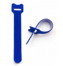 WASN-210-BL-10 Хомут для кабеля, липучка с мягкой застежкой, 210x15 мм, синий (10 шт.)  399656  Hyperline