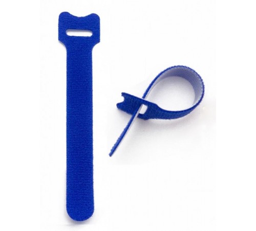 WASN-210-BL-10 Хомут для кабеля, липучка с мягкой застежкой, 210x15 мм, синий (10 шт.)  399656  Hyperline