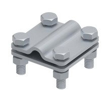 Соединитель 55х55 пруток-полоса, гор. цинк, 391015  МС-015-ГЦ   Ostec