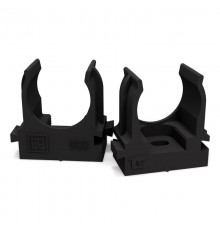 Крепеж-клипса для труб для монтажного пистолета черная в гофроящике d20 мм (1200шт/кор)  PR13.0456  Промрукав