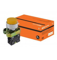 Кнопка BL51 без подсветки желтый 1з   SQ0704-0050  TDM