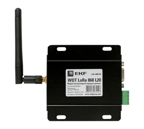Модем беспроводной передачи данных WDT LoRa 868 L20 PROxima  wdt-L868-20  EKF
