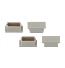 Набор заглушек для профиля CAB251, 2206-3A 4 глухие  Б0039443  ЭРА