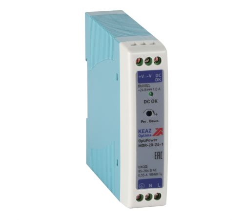 Блок питания OptiPower MDR-20-24-1 284539  КЭАЗ