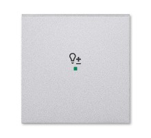 ABB Levit Серебро Клавиша 1-ая с символом светорегулятора free@home  6220H-A01004 70  2CHH621004A4070  ABB