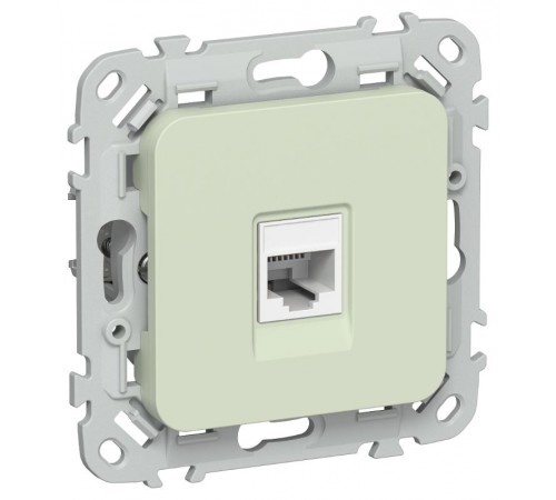 FLITE Розетка компьютерная RJ45 кат.6 UTP РК6-1-0-ФлП панг  FI-K12-2-K92  IEK