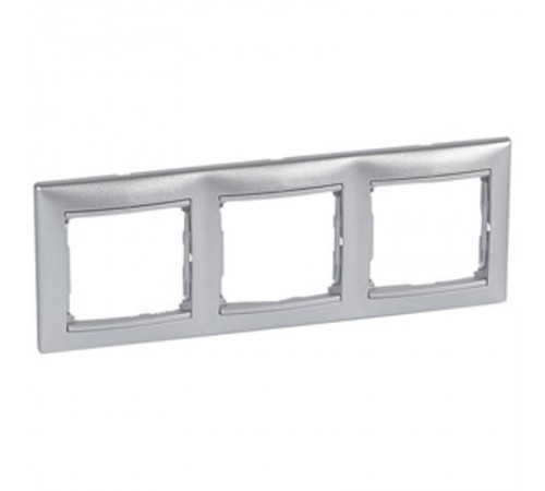 Valena Алюминий Рамка 3-ая гориз  770153  Legrand