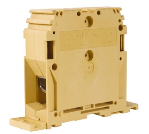 GPA.150/FIX, силовой зажим кабель/кабель бежевый 150 кв. мм/крепление на плату  ZGF200  DKC