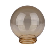 Рассеиватель для садово-паркового светильника шар ПММА 160 мм золотой (резьба А 85)  SQ0321-0220  TDM