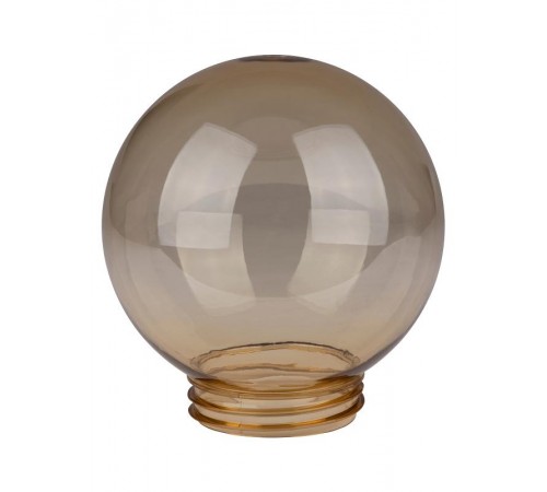 Рассеиватель для садово-паркового светильника шар ПММА 160 мм золотой (резьба А 85)  SQ0321-0220  TDM