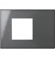 AXOLUTE Air рамка,итальянская модульность, 2 модуля, Антрацит  HW4819HS  Legrand