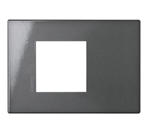 AXOLUTE Air рамка,итальянская модульность, 2 модуля, Антрацит  HW4819HS  Legrand