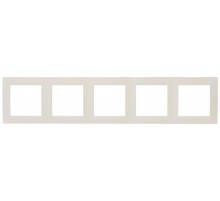Simon 15 Сл. кость Рамка универсальная, 5 постов  1500650-031  Simon