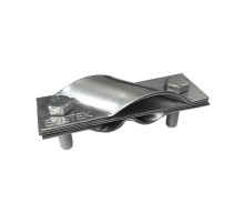 Зажим заземления стержень - полоса/пруток диагональный, нерж.  62816  Ezetek