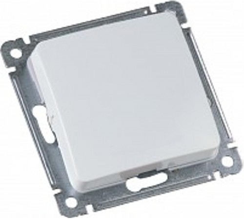 Переключатель реверсивный на два направления, одноклавишный, скрытой установки, механизм, цвет белый  ВС10-471  HEGEL