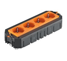 Коробка монтажная укомплектованная UT4 GST18i (4 розетки)  7404672  OBO Bettermann