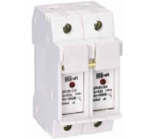 Держатель предохранителя типа C14 со светодиодной и  21387DEK  DEKraft