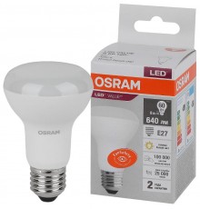 Лампа светодиодная LED Value R63 8W/830 230V E27 10X1       4058075581838  OSRAM