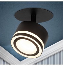 Светильник встраиваемый под лампу GX53  DK114 BK черный  Б0059790  ЭРА