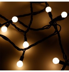 Светодиодная гирлянда ARD-BALL-CLASSIC-D13-20000-BLACK-200LED WARM (230V, 14W)  025578  Arlight