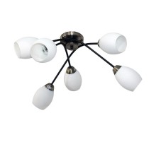 Светильник 11267В-3/6 черн (Плафон 8368) НПБ 01-6х60-120 Е27  1005404893  Элетех