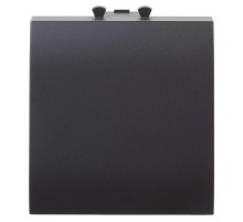 Вывод кабеля модульный "Avanti", "Черный матовый", 2 модуля  4412982  DKC