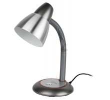 Светильник настольный на основании N-115 40Вт ЛН/КЛЛ Е27 серый  C0044885  ЭРА