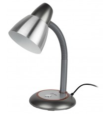 Светильник настольный на основании N-115 40Вт ЛН/КЛЛ Е27 серый  C0044885  ЭРА