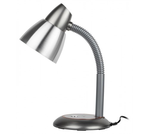 Светильник настольный на основании N-115 40Вт ЛН/КЛЛ Е27 серый  C0044885  ЭРА