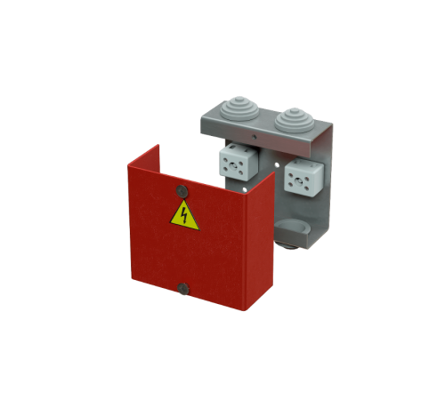 Коробка распределительная огнестойкая КРОПС, IP41, 80х80х35 мм, сечением до 2,5 мм2, 4 клеммы  FRJB-KM-ST1-2.5-04-КРОПС-IP41  КМ-профиль
