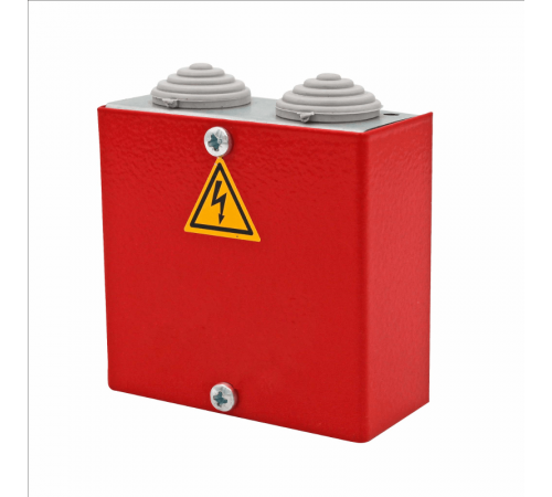 Коробка распределительная огнестойкая КРОПС, IP41, 80х80х35 мм, сечением до 2,5 мм2, 4 клеммы  FRJB-KM-ST1-2.5-04-КРОПС-IP41  КМ-профиль