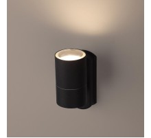 Декоративная подсветка WL27 BK GU10 MAX35W IP54 черный  Б0034628  ЭРА