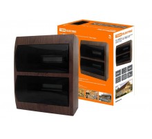 Бокс пластиковый навесной ЩРН-П-24 модулей  IP41 "Эко" (бук)   SQ0901-0025  TDM