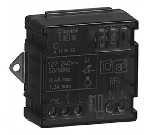 MyHome Play Zigbee. Микромодуль выключателя с нейтралью. 1 канал, 300 Вт  088306  Legrand