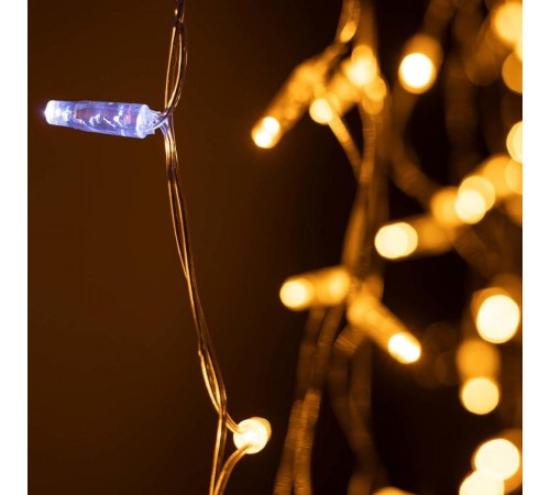 Светодиодная гирлянда ARD-EDGE-CLASSIC-2400x600-CLEAR-88LED-FLASH Yellow (230V, 6W) (Ardecoled, IP65)  031184  Arlight