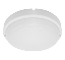 Светильник светодиодный для ЖКХ с акуст.датчиком,с дежурным режимом работы ,12W, 900Lm, 6500K, в пластиковом корпусе, IP65, AL3018  41893  FERON