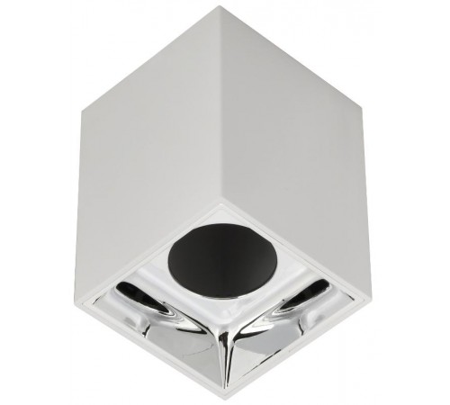 Светильник точечный  4112 накл. потолочн. GU10 белый/хром пласт.  LT-UPB0-4112-GU10-1-K23  IEK