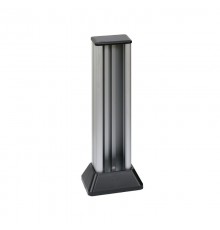 Simon CIMA 500 Миниколонна 1-сторонняя на 3 модуля 500CIMA, 471х71,5(125)х109,5(164) мм, алюминий-графит  52550113-033  Simon