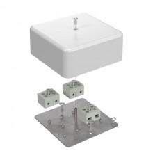 Коробка огнестойкая для кабель-канала 40-0470-FR10.0-6 Е15-Е120 103х103х45 IP42  6p, 10.0 мм.кв. 40-0470-FR10.0-6  Промрукав