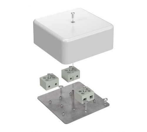 Коробка огнестойкая для кабель-канала 40-0470-FR10.0-6 Е15-Е120 103х103х45 IP42  6p, 10.0 мм.кв. 40-0470-FR10.0-6  Промрукав