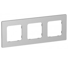 FLITE Classic Рамка 3-ая РУ-3-К-ФлА алюминий  FI-M32-32-20-K47  IEK